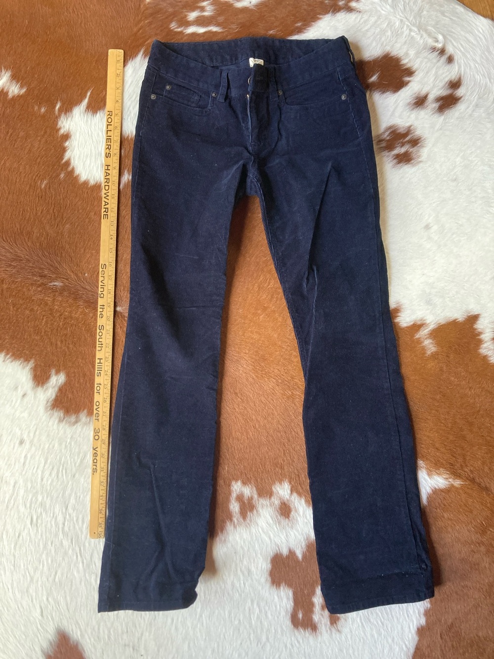 Women’s navy blue corduroy pants